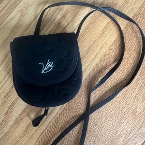 Vera Bradley Black Quilted Mini Bag Festival Concert Small